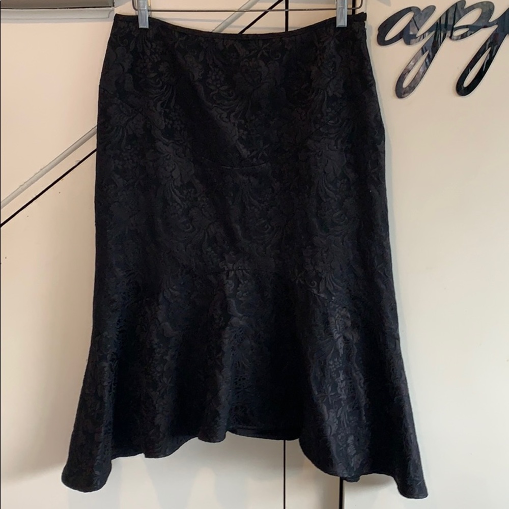 MINT Marina Rinaldi damask tulip skirt BLACK US XL